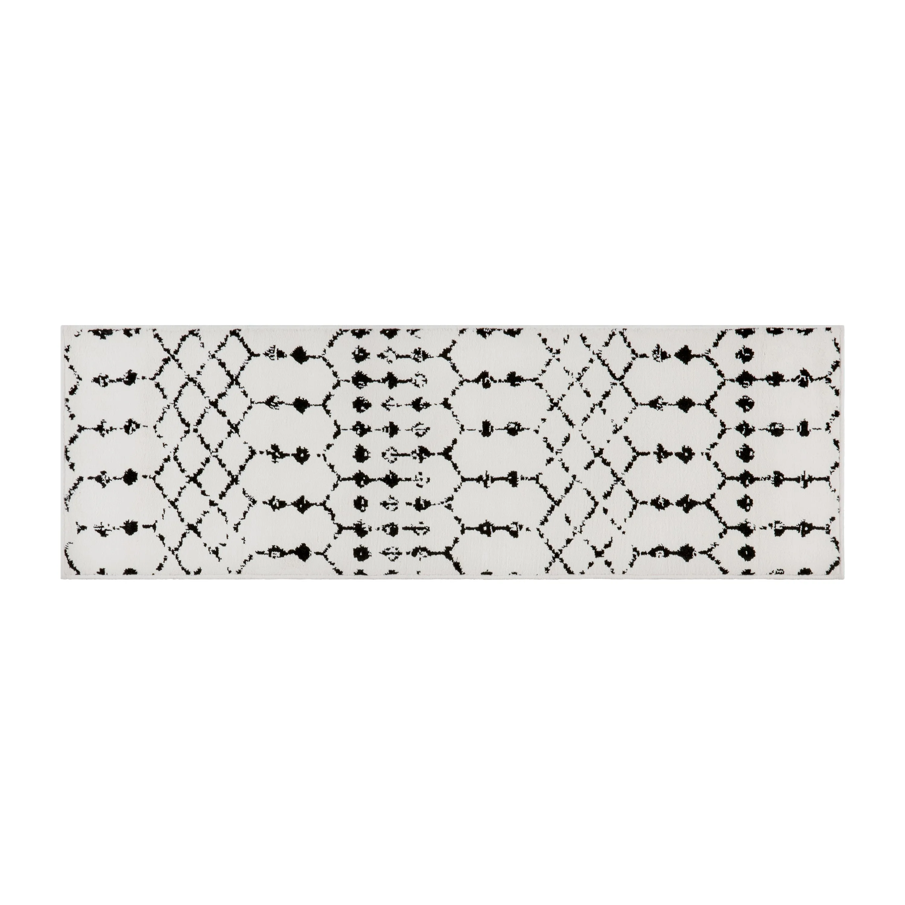 2x6 Ivory & Black Area Rug RC-CR19-1330-26-WH-GG