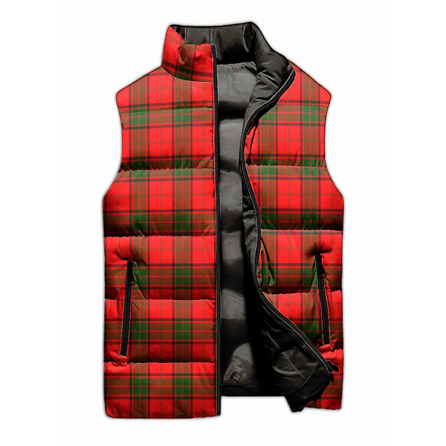 Adair Tartan Sleeveless Puffer Jacket