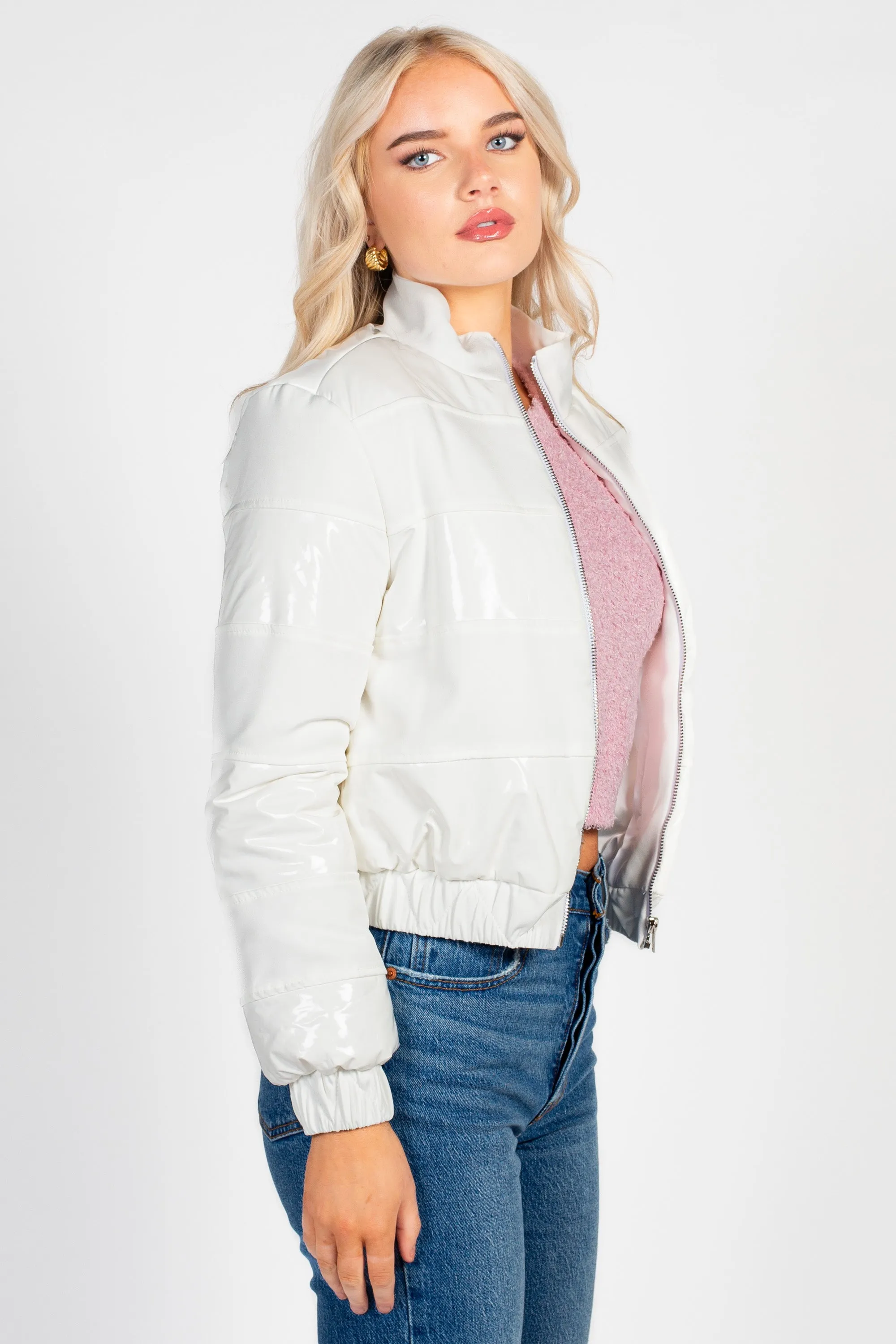 Alissa Glossy Puffer Jacket