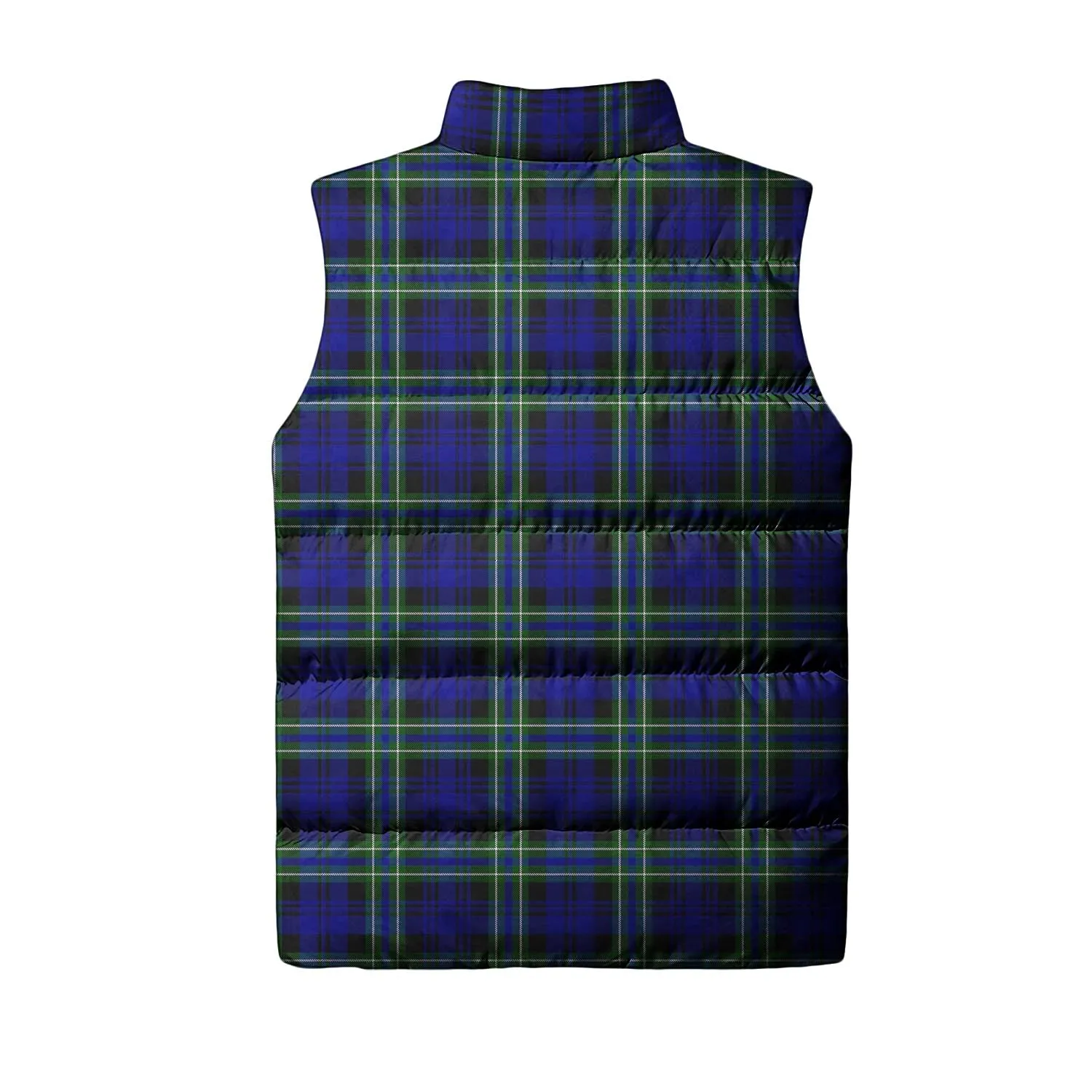 Arbuthnot Modern Tartan Sleeveless Puffer Jacket with Family Crest