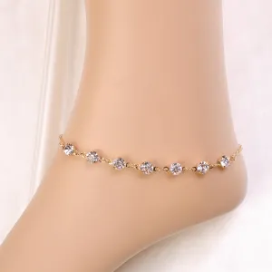 Bohemian Crystal Anklet