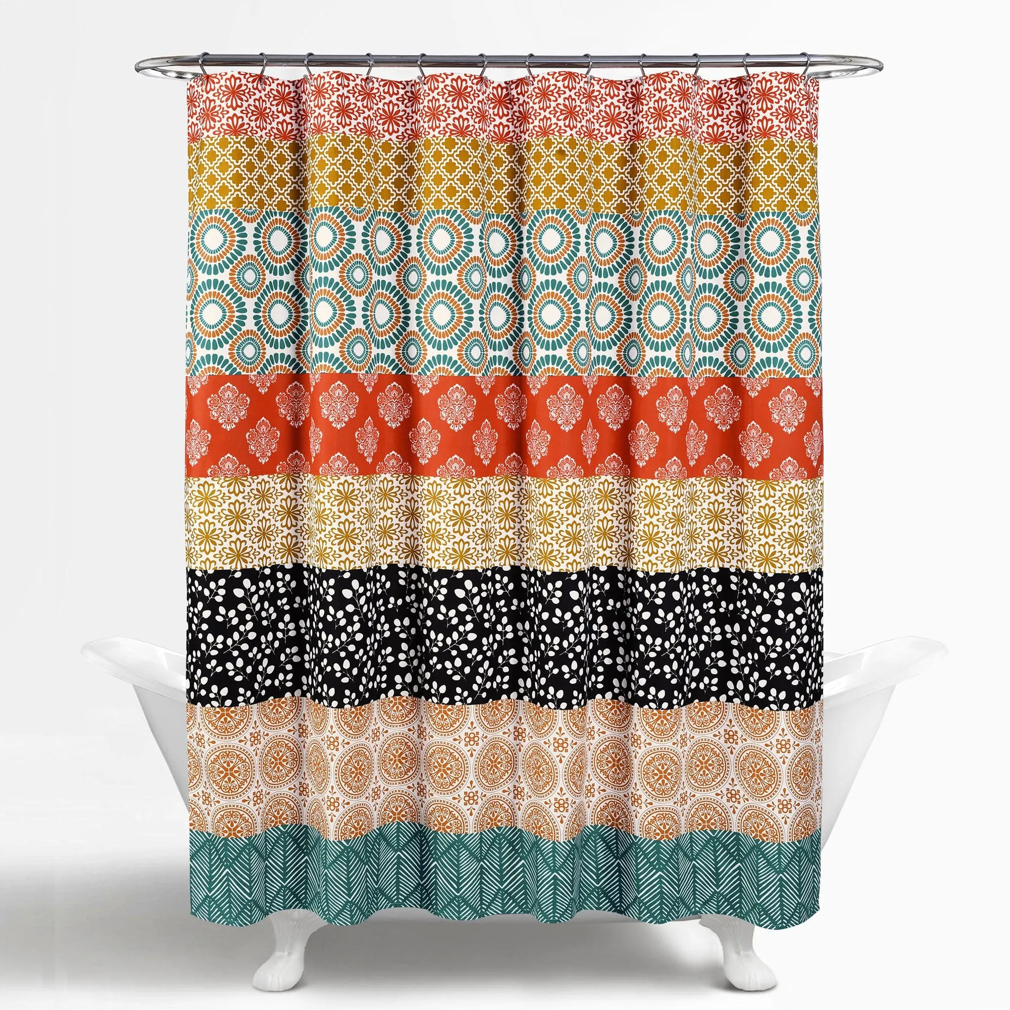 Bohemian Stripe Shower Curtain