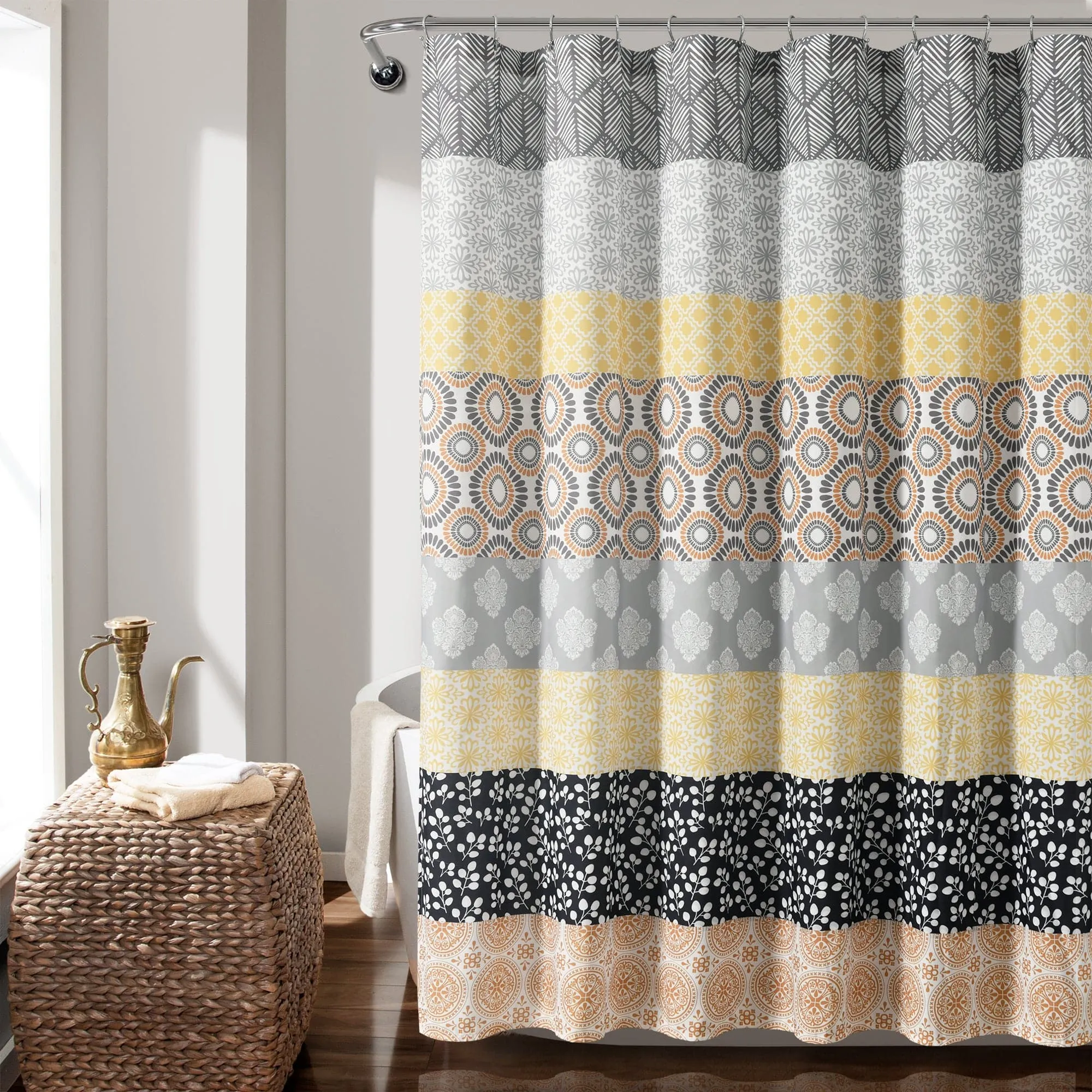 Bohemian Stripe Shower Curtain