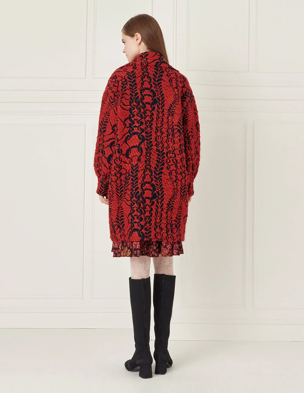 BORA AKSU Oversized Lapel Wool Coat