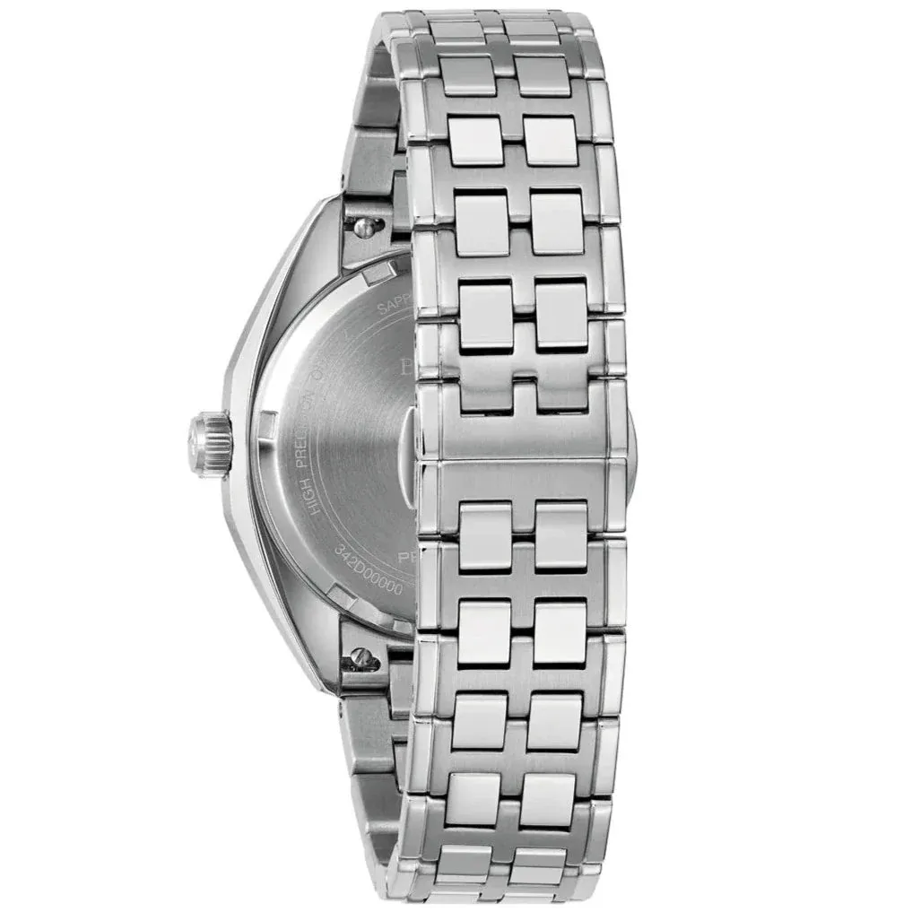 Bulova Jet Star Automatic Men's Silver Watch 96K112