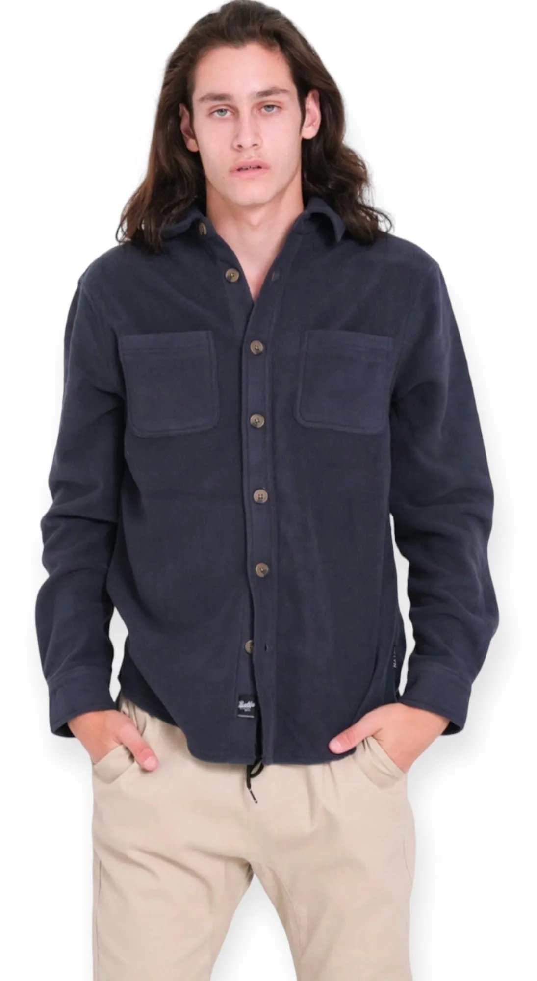 Dark Navy Shirt Shacket