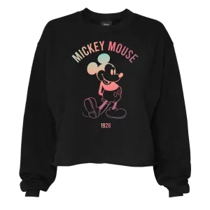 Disney Mickey Mouse Cropped Sweatshirt