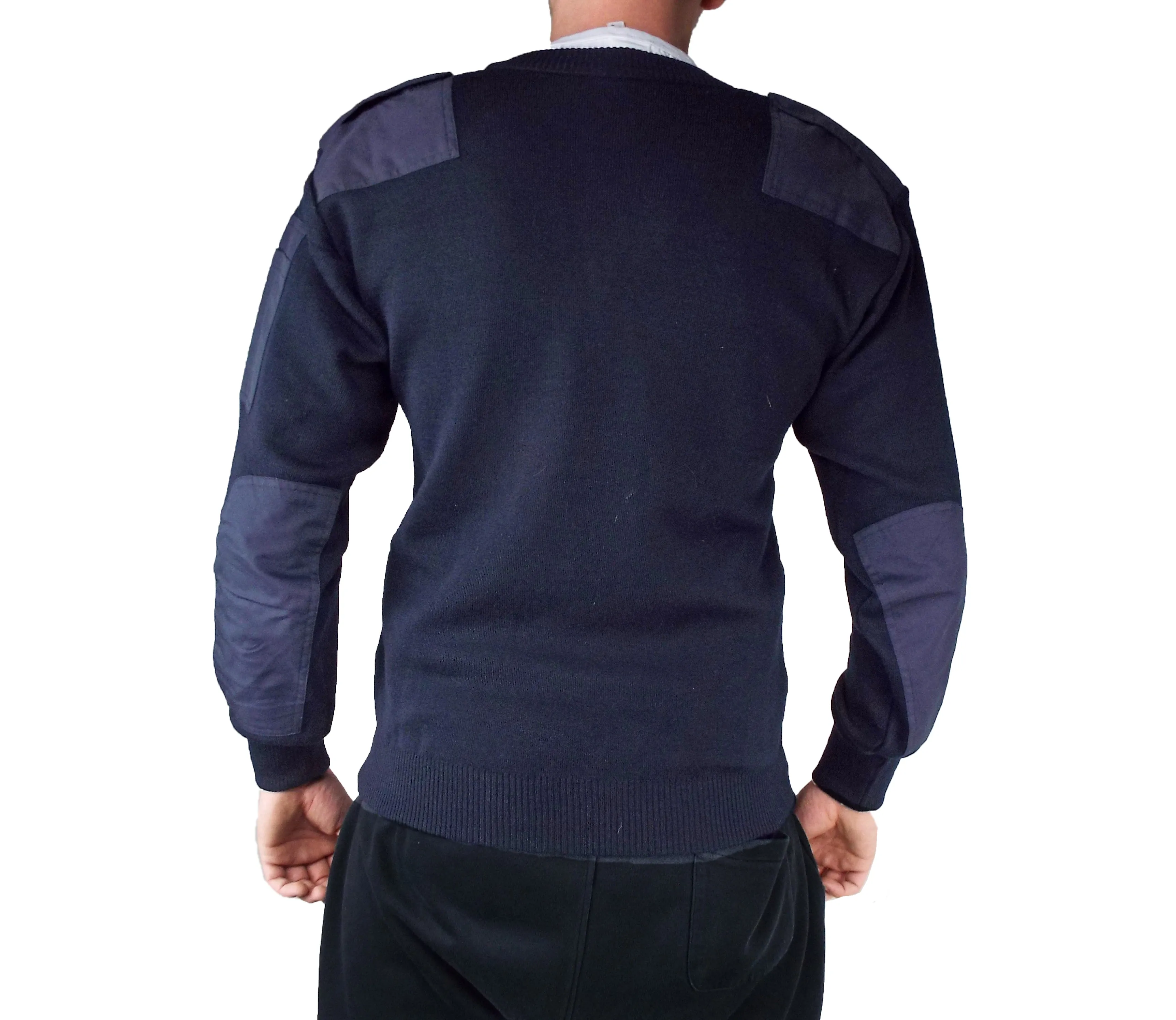 Dutch Army - Dark Blue V-Neck Jumper