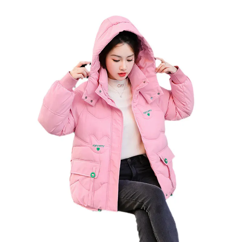 Elastic Banded Cuff Puffer Jacket