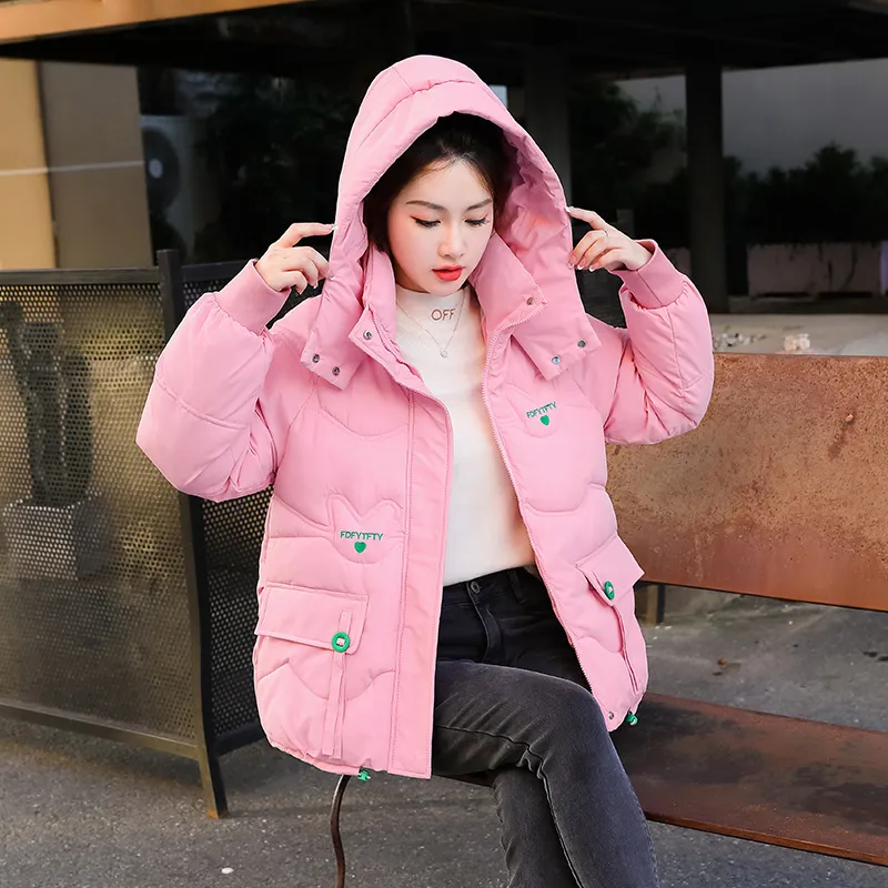 Elastic Banded Cuff Puffer Jacket