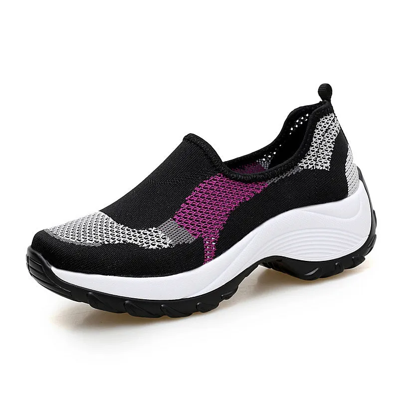 Enjoy Comfortable and Stylish Walks with Owlkay Casual Breathable Single Shoes