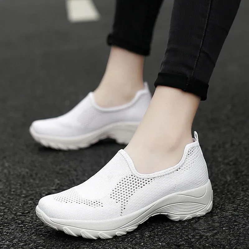 Enjoy Comfortable and Stylish Walks with Owlkay Casual Breathable Single Shoes