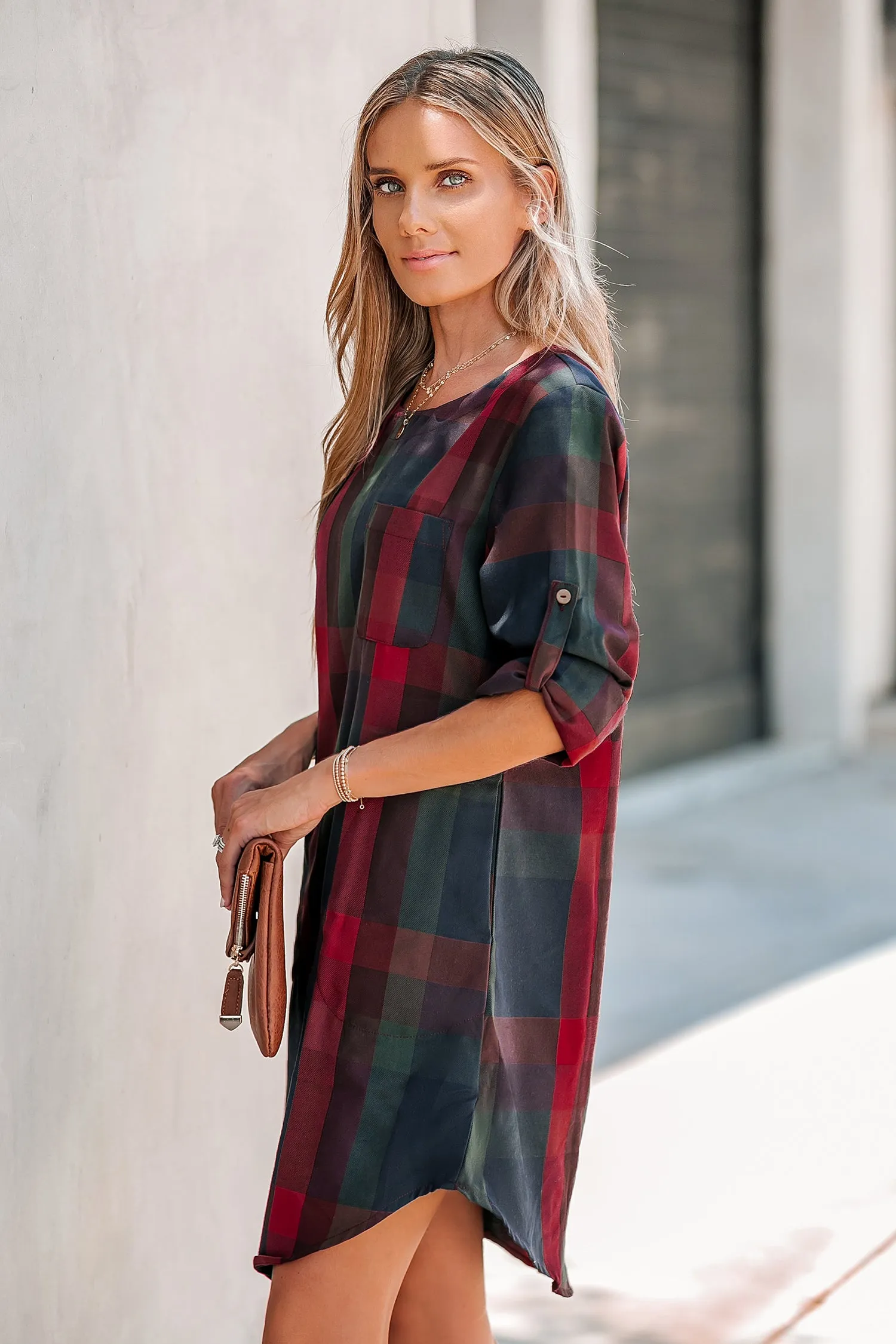 Lady Leisure Plaid Dress