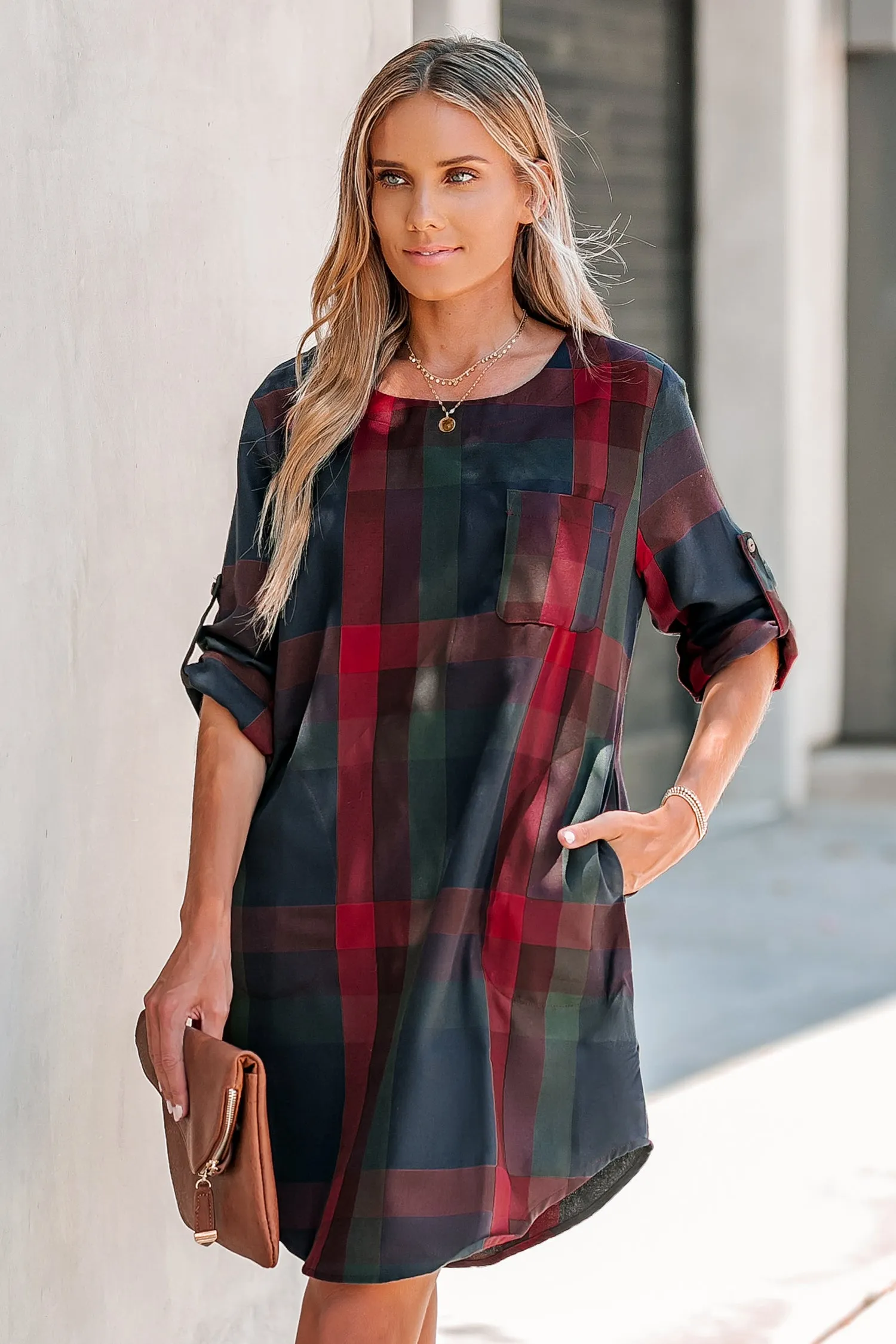 Lady Leisure Plaid Dress