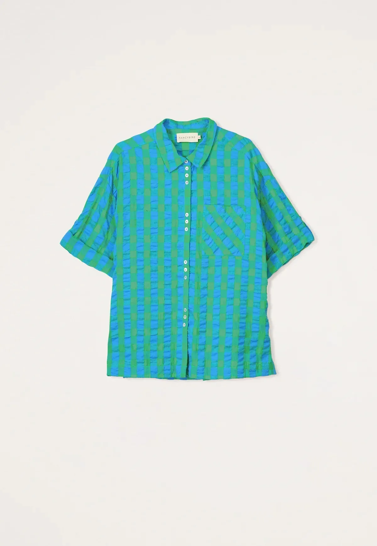 Nancybird Yaya Shirt in Verdant Check