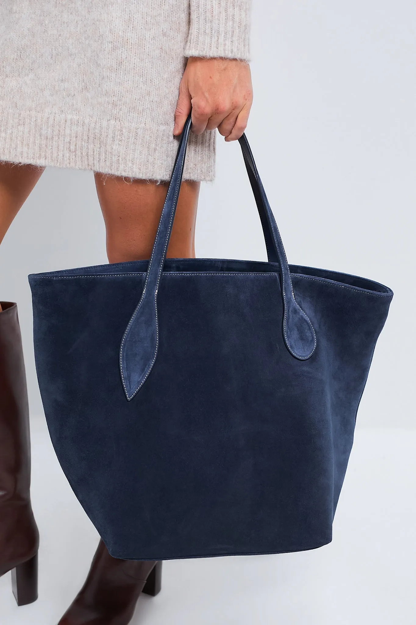 Navy Sprout Tote