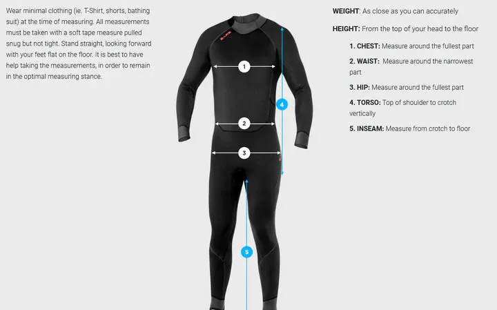 (New) Bare Velocity Ultra Full Wetsuit 7mm(Men's)