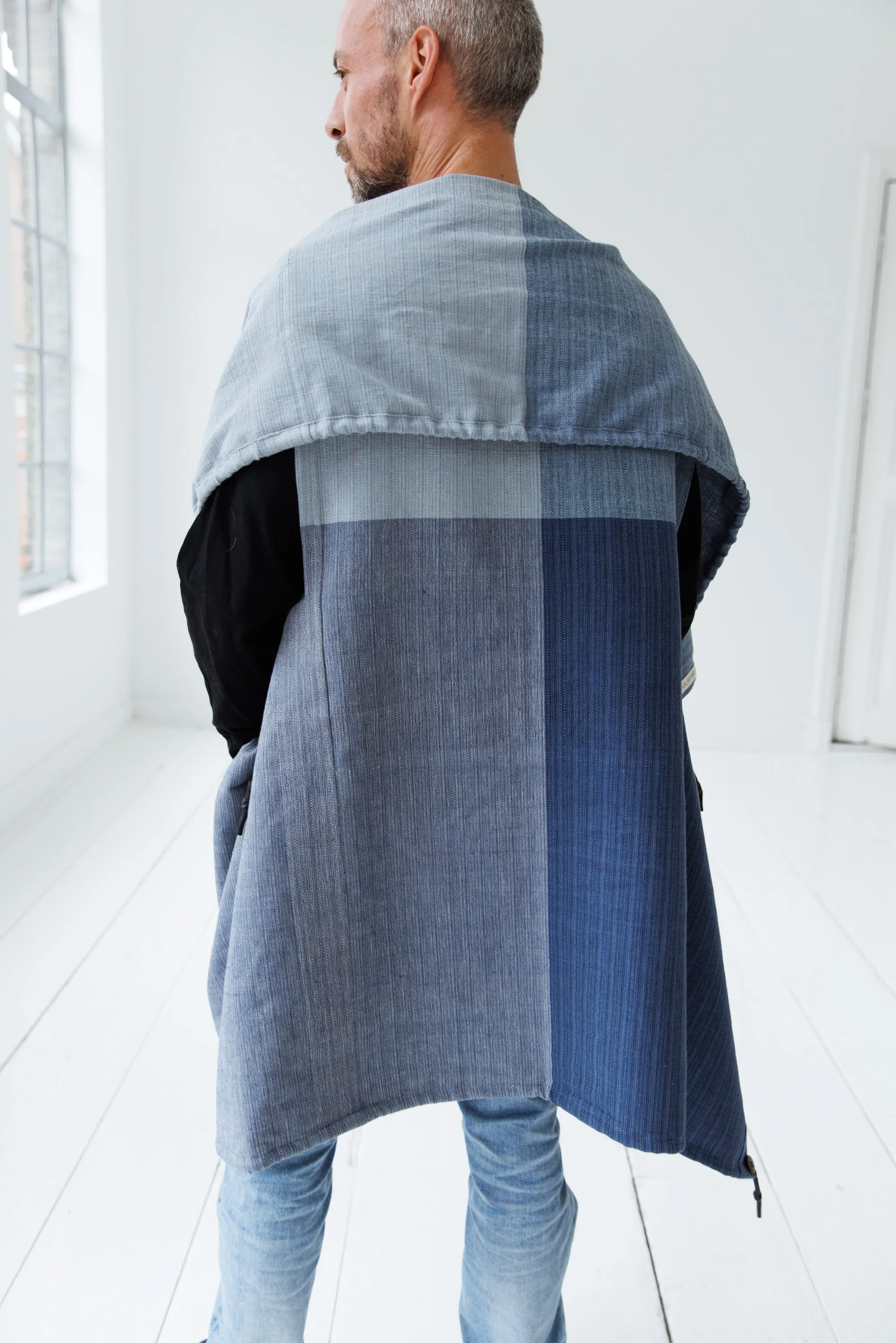 NEW! COTTON Cape Equal Blue