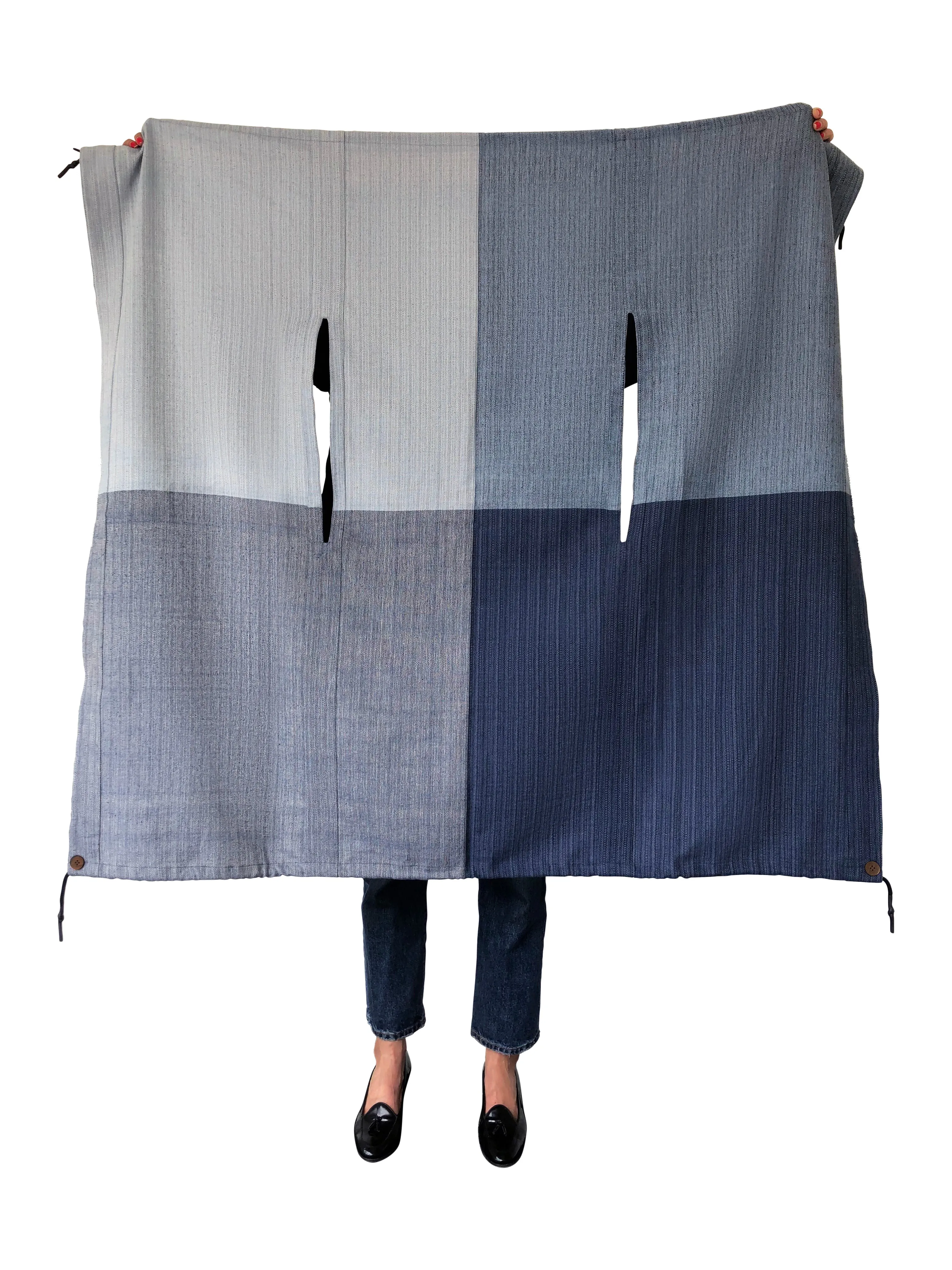 NEW! COTTON Cape Equal Blue