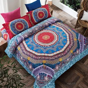 Papa&Mima European Mandala Bohemian Style Queen Size