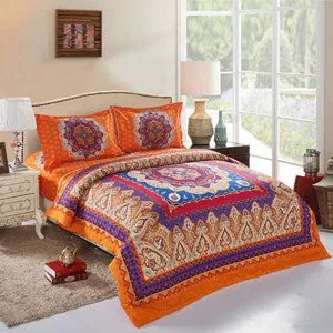 Papa&Mima European Mandala Bohemian Style Queen Size