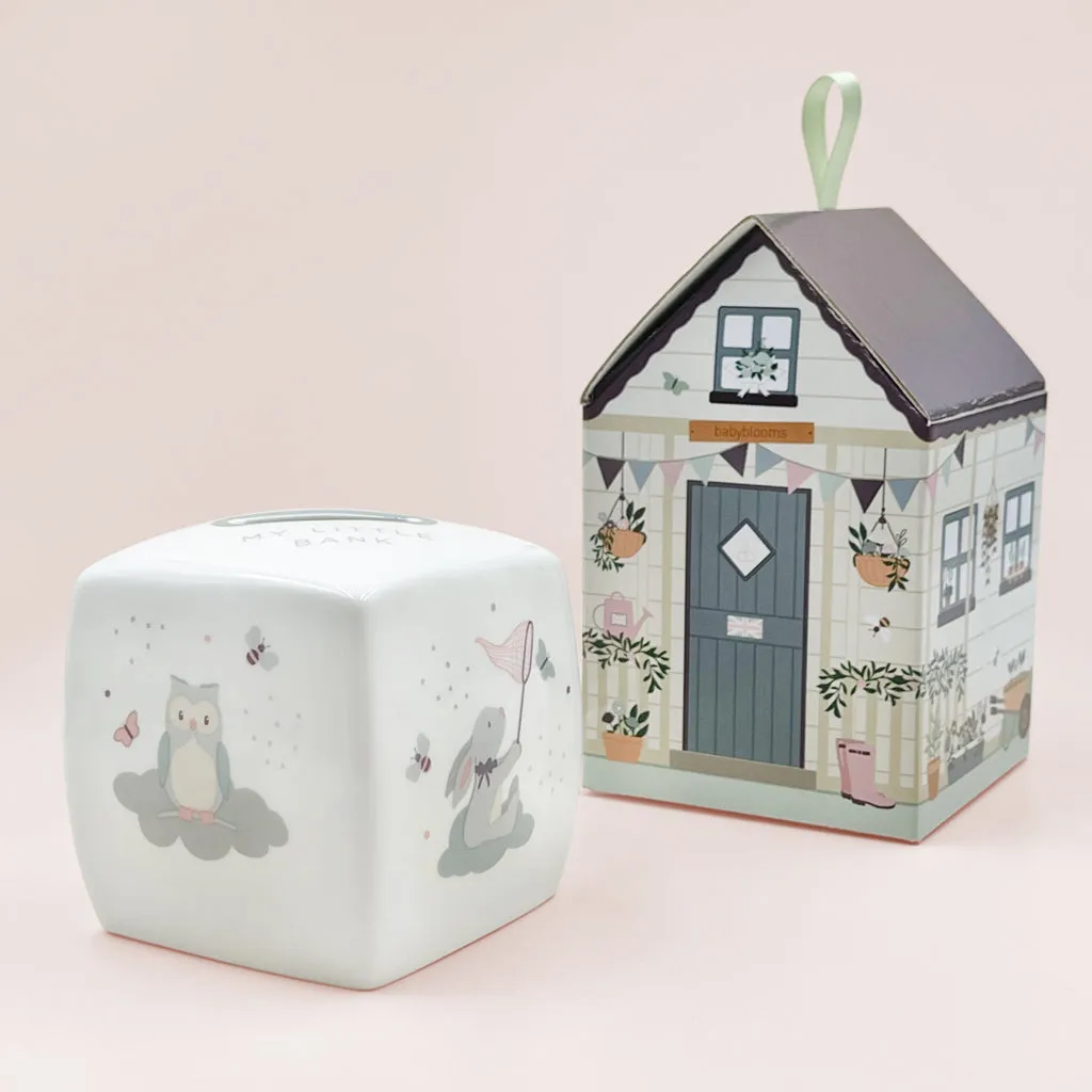 Personalised Pink Berkeley Bear and Little Love Money Box