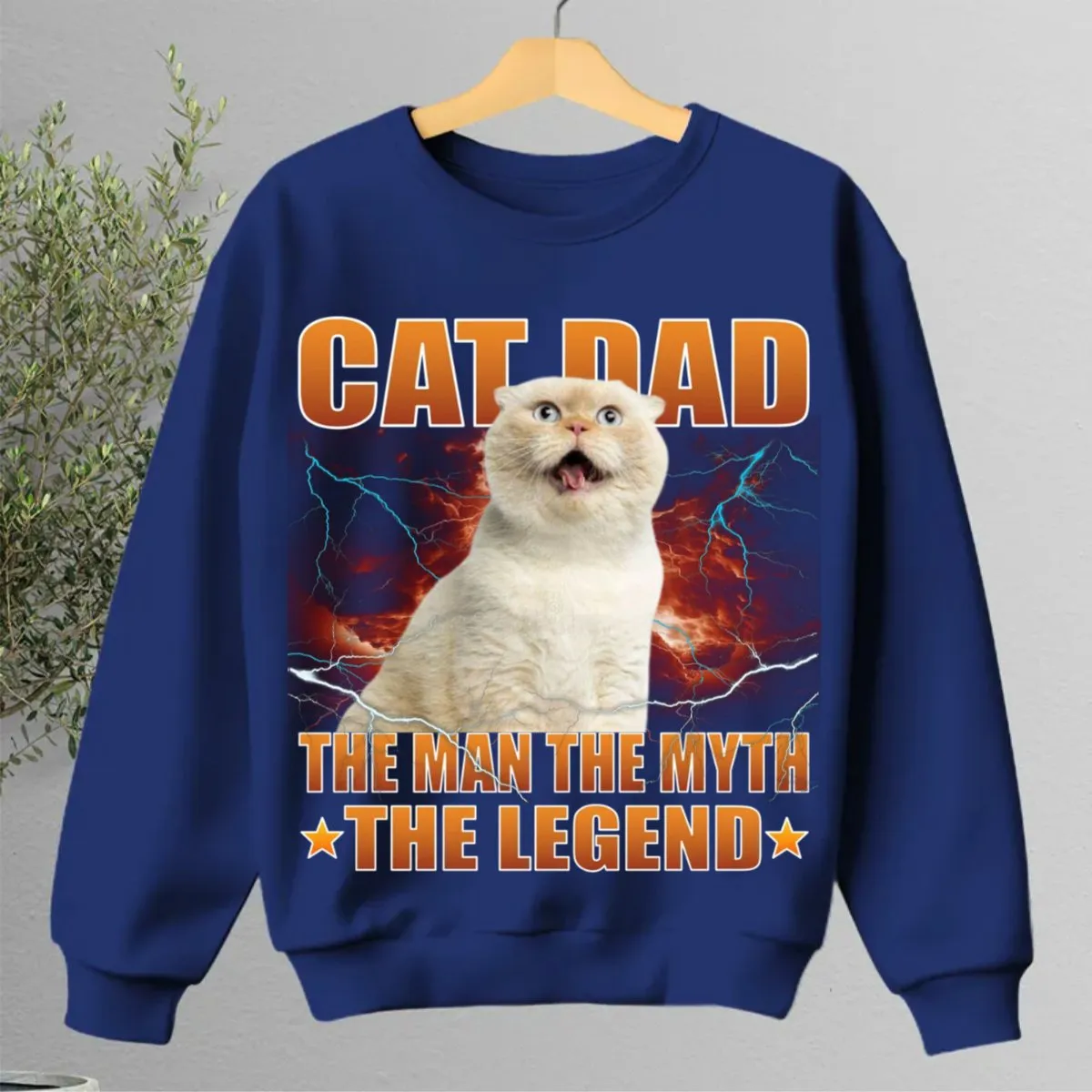 Pet Lovers - Dog Dad The Man The Myth The Legend - Personalized Unisex T-shirt, Hoodie, Sweatshirt (LT)