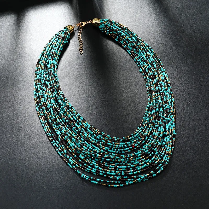 Pre Order:  Exaggerated Multi-Layer Bohemian Necklace