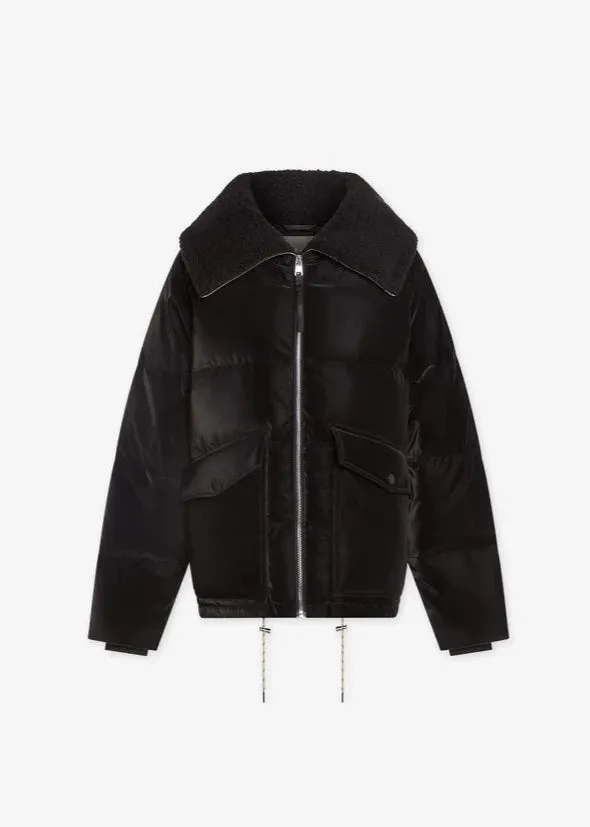 ROSEVILLE SHORT PUFFER | BLACK