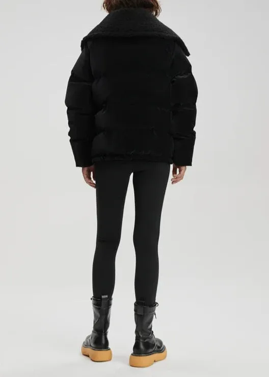 ROSEVILLE SHORT PUFFER | BLACK