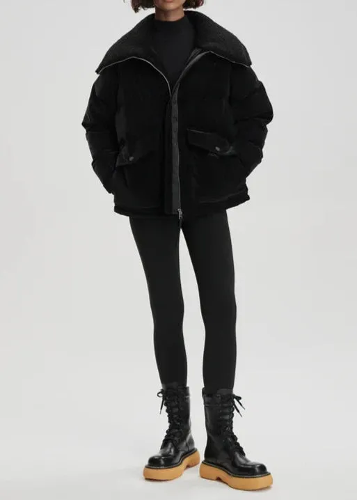 ROSEVILLE SHORT PUFFER | BLACK