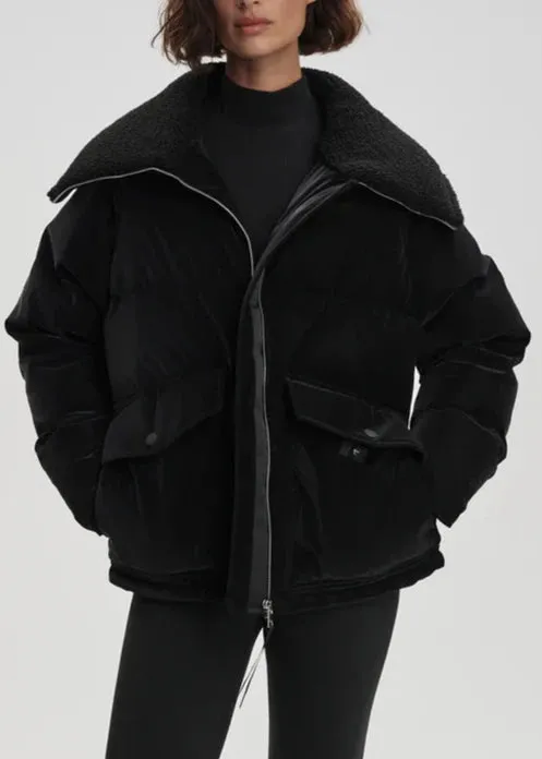 ROSEVILLE SHORT PUFFER | BLACK