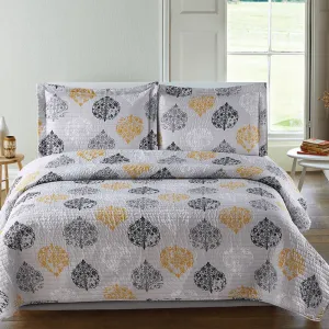 Selma - 3 Piece Bohemian Quilt Set