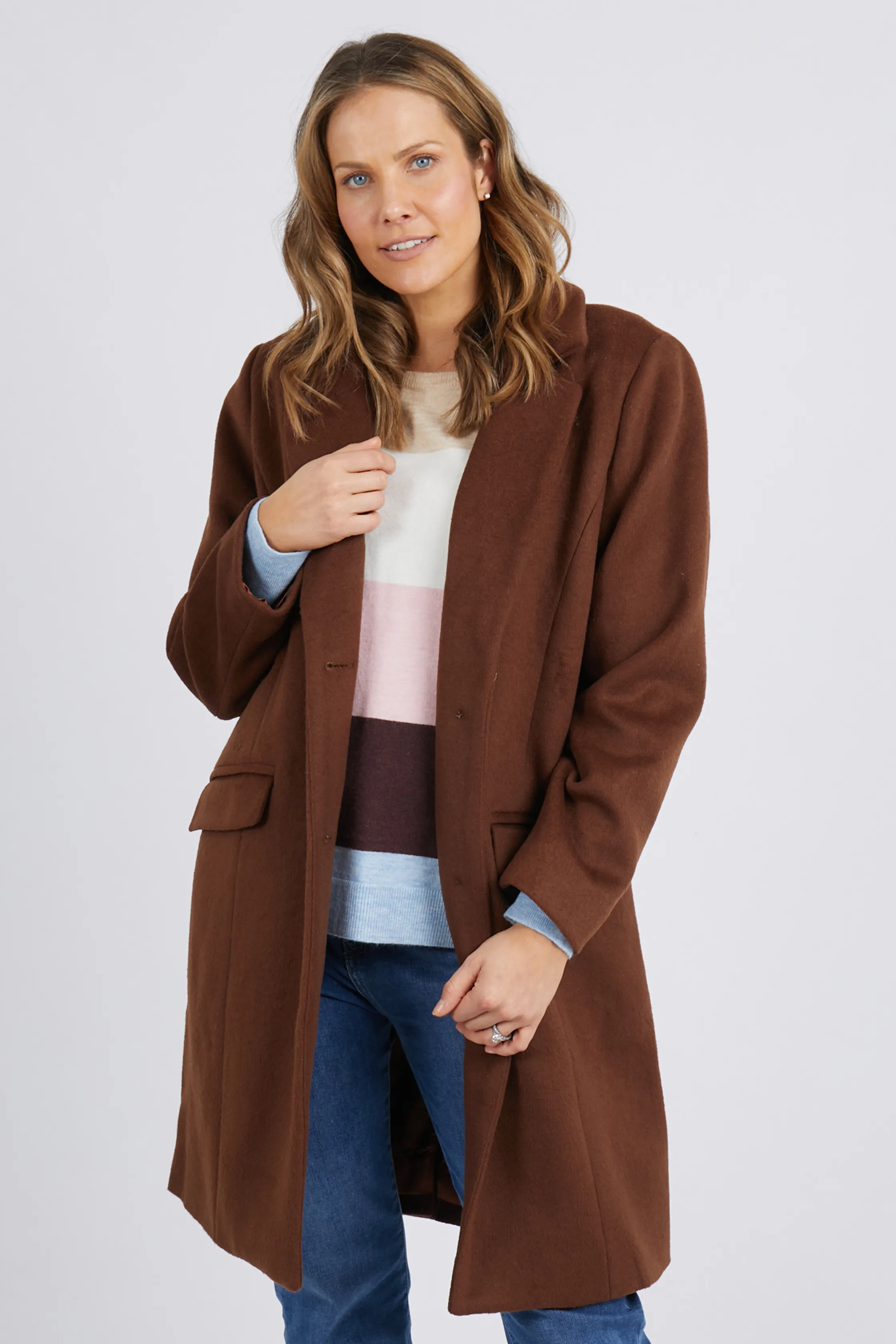 TAMSIN COAT - Chocolate