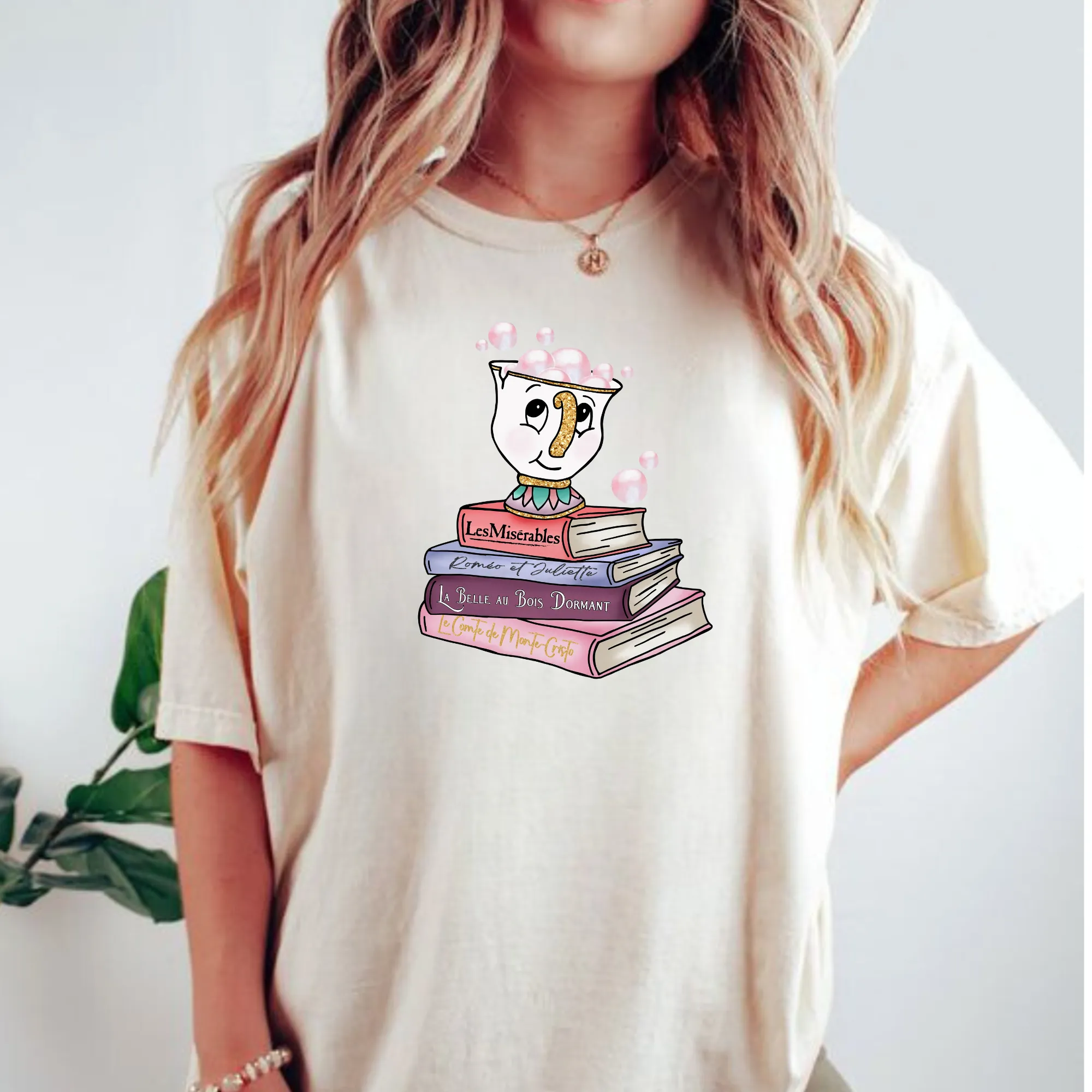 Teacup and Books Shirt