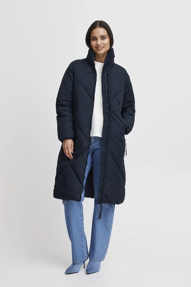 The Bomina Puffer Long Jacket 2.0 - Copenhagen Nights