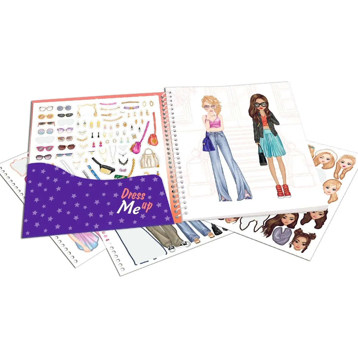 TOPModel Dress Me Up Sticker Book