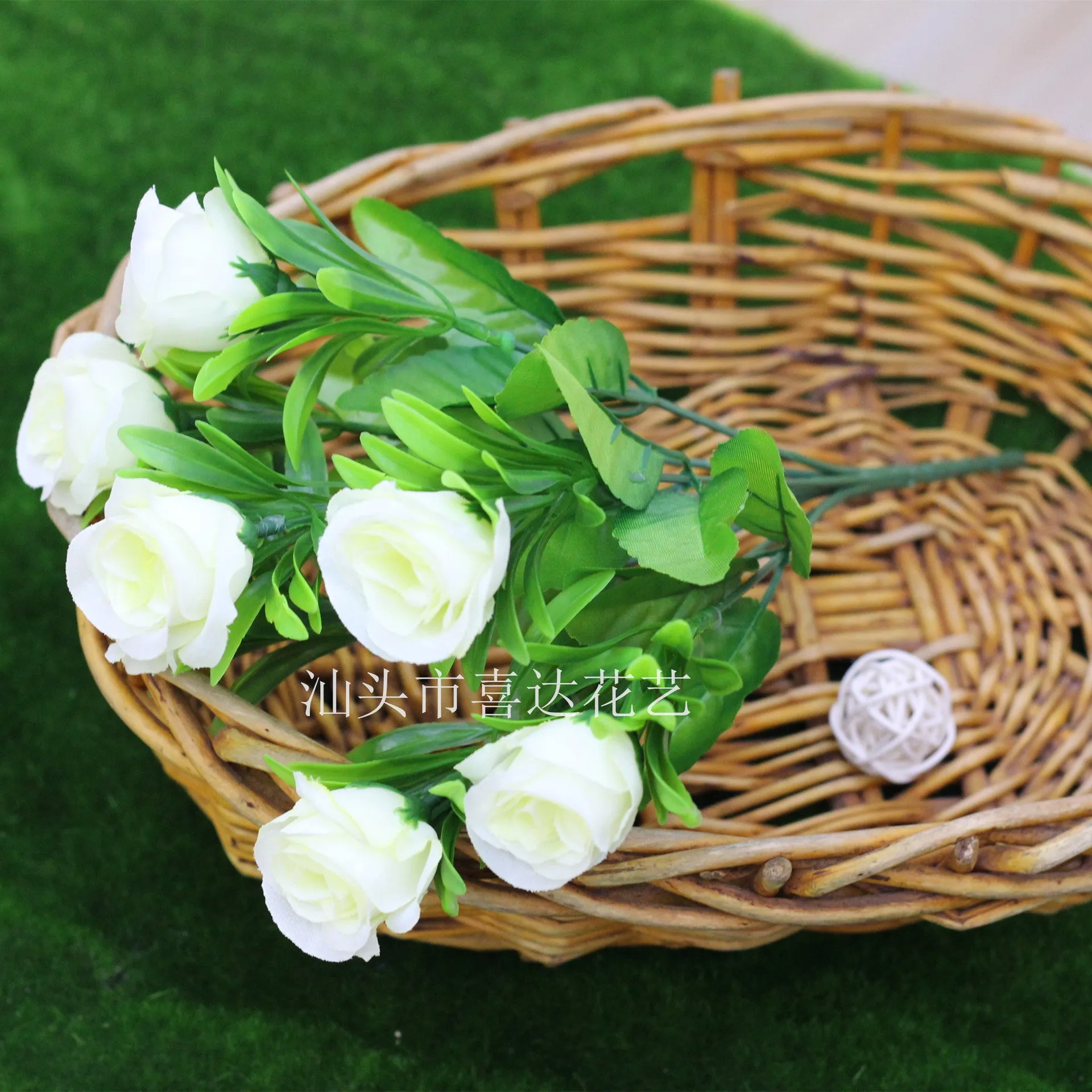 Vanilla Rose Driven Flower Fake Flower Gift for Women