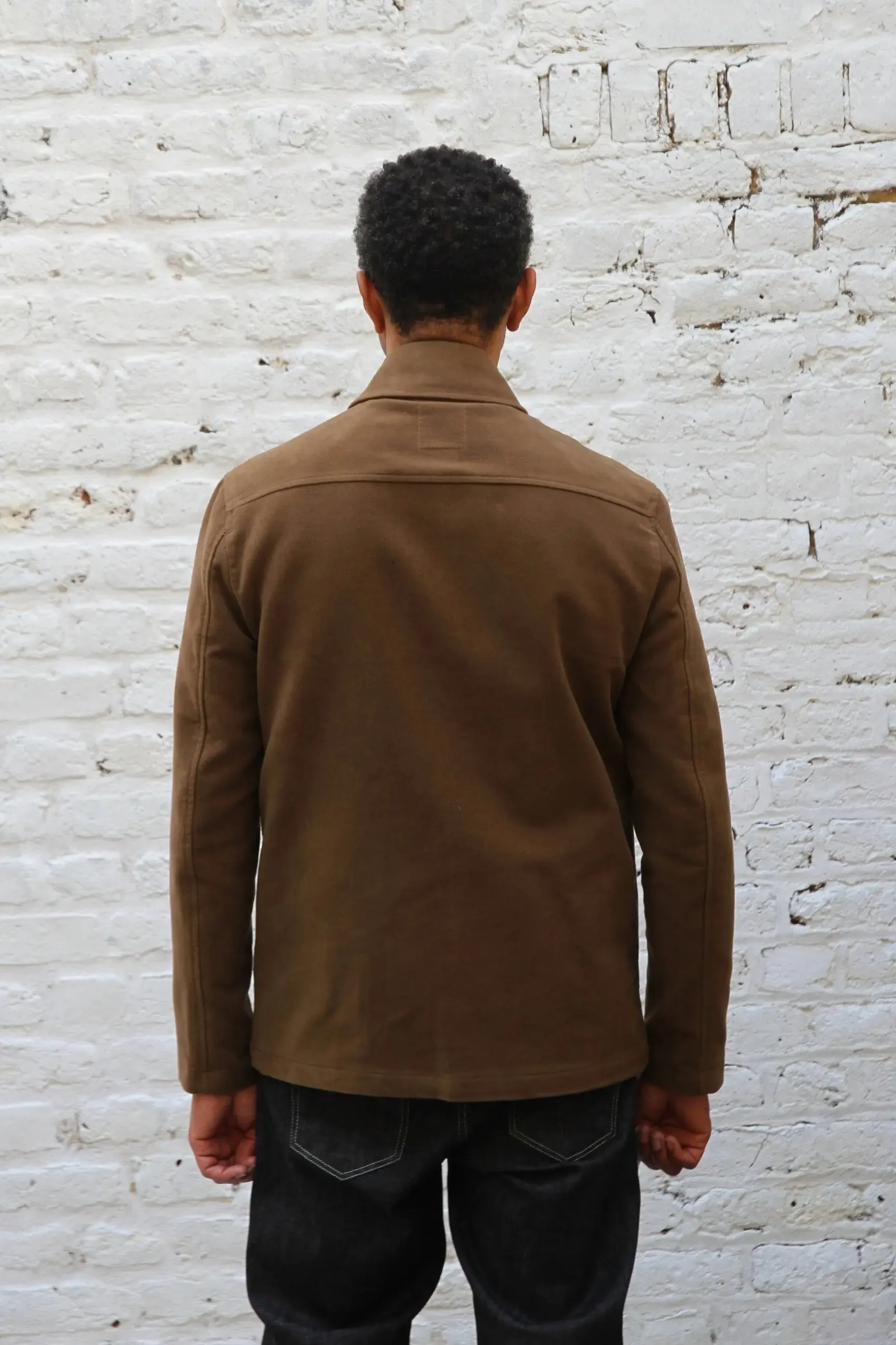 Wilkes Casual Shacket - Camel Moleskin