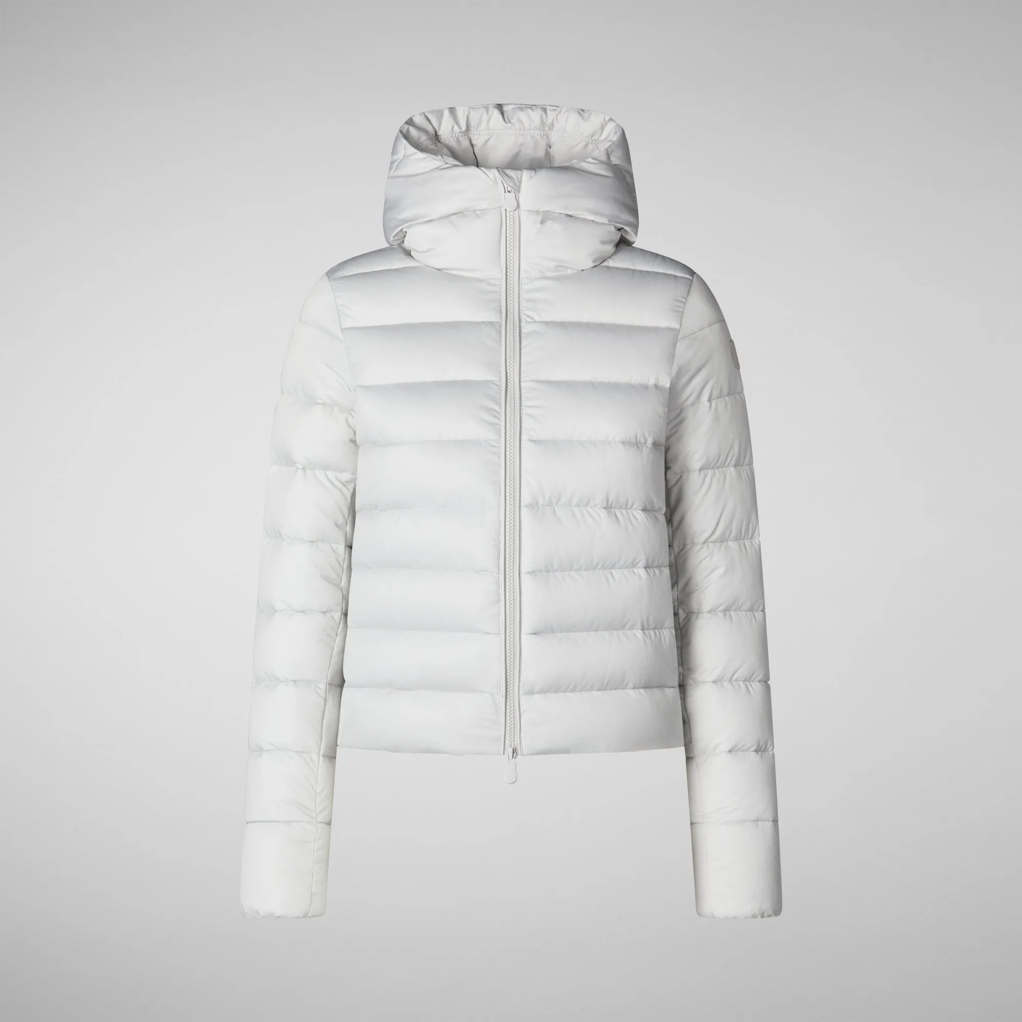 Women's animal free Puffer jacket Sweet in fog grey